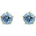 Solitaire Stud Earrings
