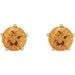 Solitaire Stud Earrings