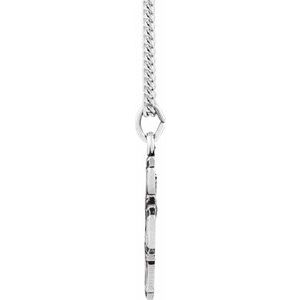 Four-Way Cross Medal Necklace or Pendant