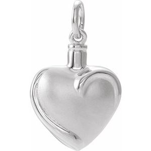 Heart Ash Holder Necklace or Pendant