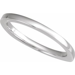 Three-Stone Euro Shank Engagement Ring or Band