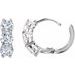 Accented Hoop Earrings