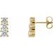 Three-Stone Earrings