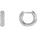 Inside-Outside Huggie Hoop Earrings