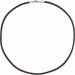 4 mm Faux Leather Cord Necklace