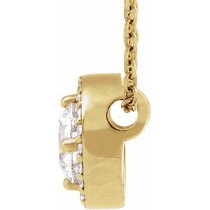 Halo-Style Necklace or Pendant