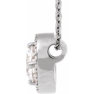 Halo-Style Necklace or Pendant