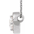 Halo-Style Necklace or Pendant
