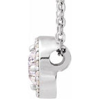 Halo-Style Necklace or Pendant