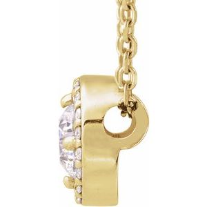 Halo-Style Necklace or Pendant