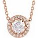 Halo-Style Necklace or Pendant