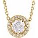 Halo-Style Necklace or Pendant