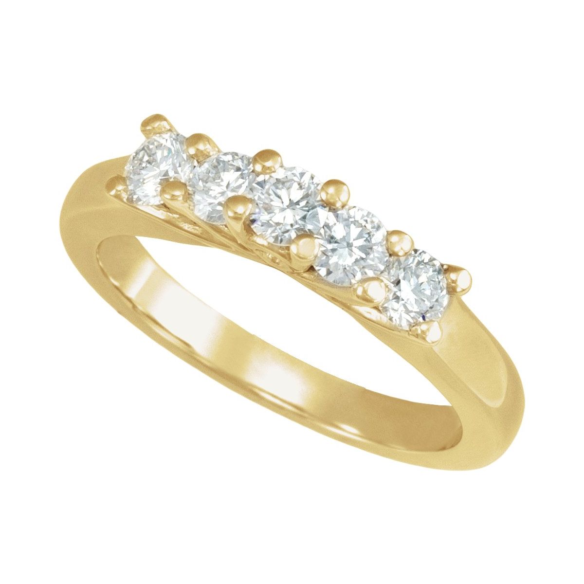 Five-Stone Anniversary Band