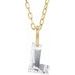 Lab-Grown Diamond Initial Necklace