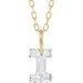 Lab-Grown Diamond Initial Necklace
