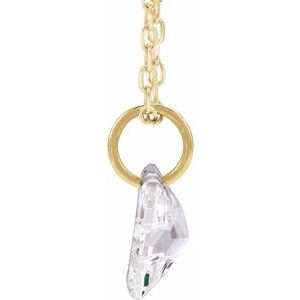 Lab-Grown Diamond Initial Necklace