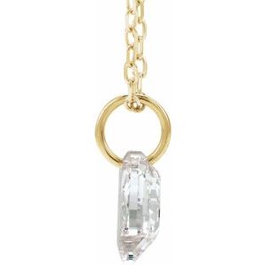 Lab-Grown Diamond Initial Necklace