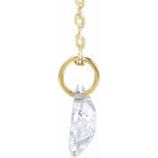 Lab-Grown Diamond Initial Necklace