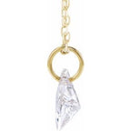 Lab-Grown Diamond Initial Necklace