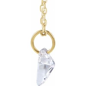 Lab-Grown Diamond Initial Necklace