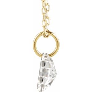 Lab-Grown Diamond Initial Necklace