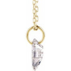Lab-Grown Diamond Initial Necklace