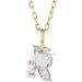 Lab-Grown Diamond Initial Necklace
