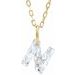 Lab-Grown Diamond Initial Necklace