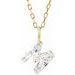 Lab-Grown Diamond Initial Necklace