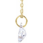 Lab-Grown Diamond Initial Necklace