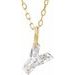 Lab-Grown Diamond Initial Necklace
