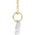 Lab-Grown Diamond Initial Necklace
