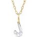 Lab-Grown Diamond Initial Necklace