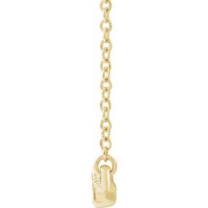 Accented Bar Necklace