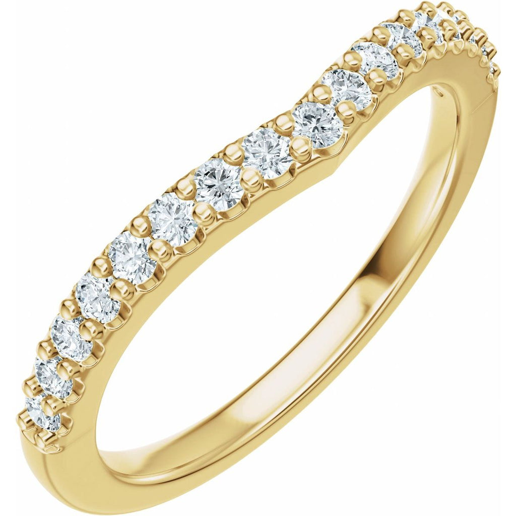 Accented Engagement Ring or Band