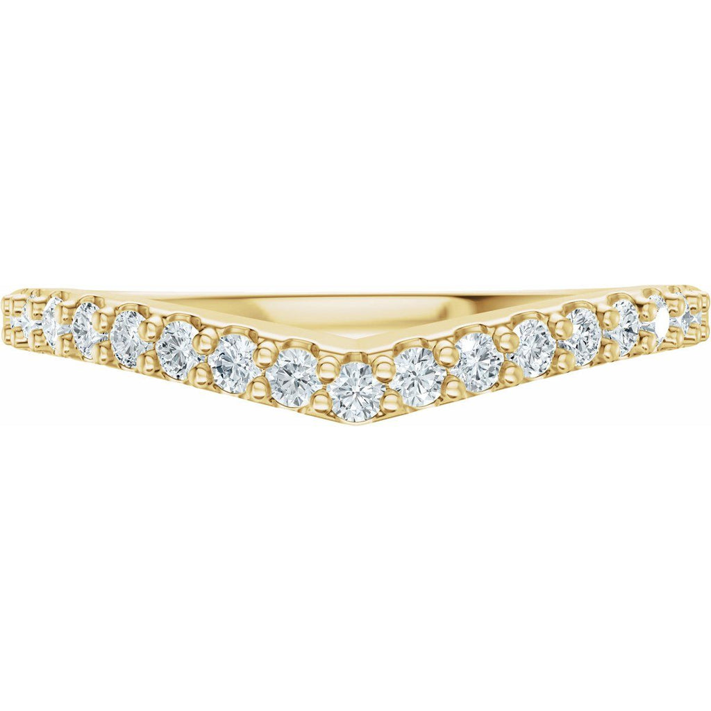 Accented Engagement Ring or Band