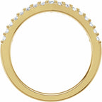 Accented Engagement Ring or Band