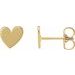 Asymmetric Heart Earrings