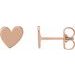Asymmetric Heart Earrings
