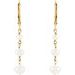 Three-Stone Pearl Earrings