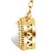 Milgrain Bezel-Set Birthstone Necklace
