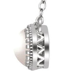 Milgrain Bezel-Set Birthstone Necklace