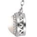 Milgrain Bezel-Set Birthstone Necklace
