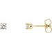 Round 4-Prong Youth Birthstone Stud Earrings