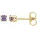 Round 4-Prong Youth Birthstone Stud Earrings