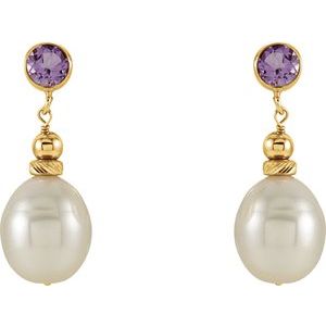 Accented Pearl Earrings