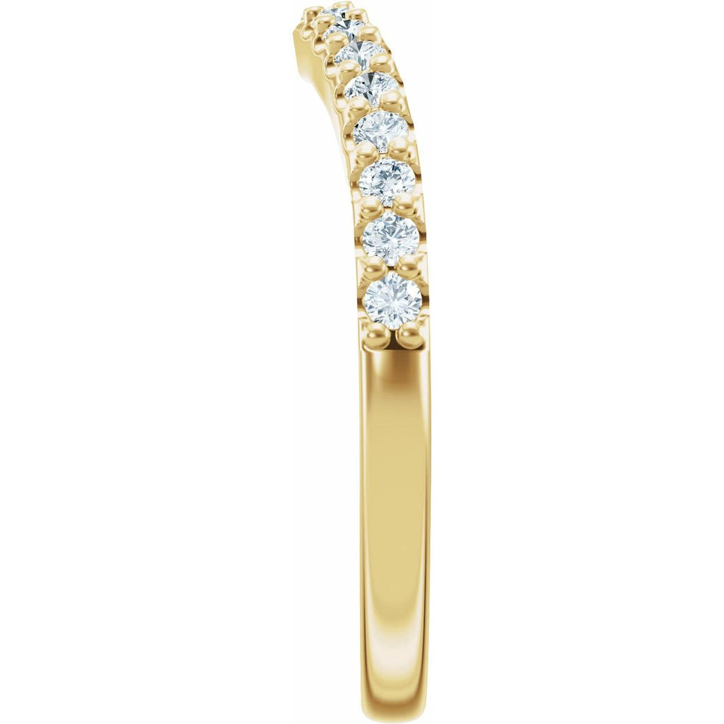 Accented Engagement Ring or Band