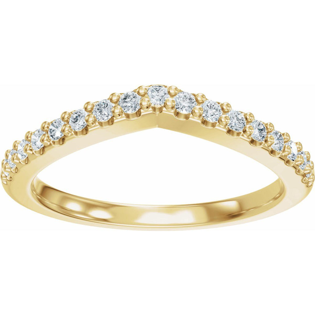 Accented Engagement Ring or Band