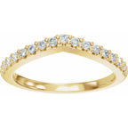 Accented Engagement Ring or Band