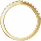 Accented Engagement Ring or Band